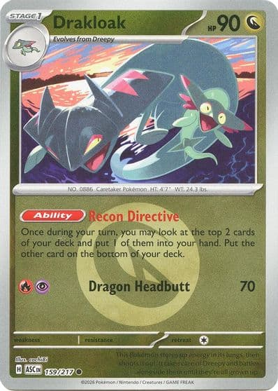 Drakloak (Energy Symbol Pattern) ME: Ascended Heroes Pokemon card