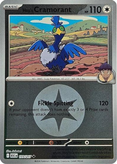 Hop's Cramorant (Energy Symbol Pattern) ME: Ascended Heroes Pokemon card