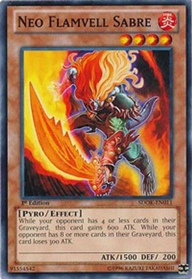Neo Flamvell Sabre Structure Deck: Onslaught of the Fire Kings Yu-Gi-Oh! card