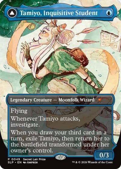 Tamiyo Inquisitive Student Secret Lair Showdown Magic card