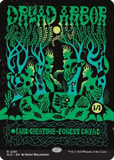 Dryad Arbor Secret Lair Drop Series Magic card