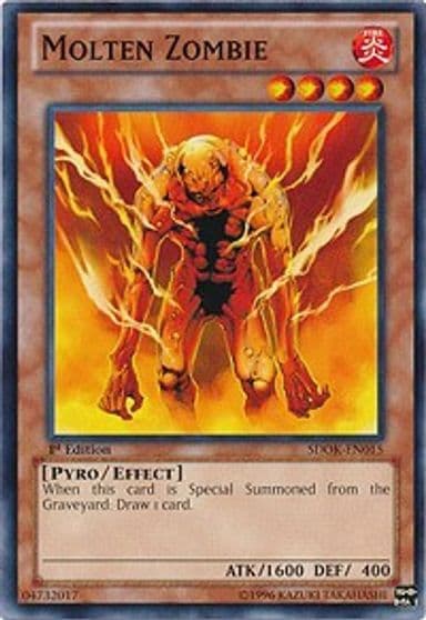 Molten Zombie Structure Deck: Onslaught of the Fire Kings Yu-Gi-Oh! card
