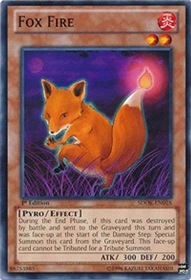 Fox Fire Structure Deck: Onslaught of the Fire Kings Yu-Gi-Oh! card