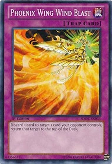 Phoenix Wing Wind Blast Structure Deck: Onslaught of the Fire Kings Yu-Gi-Oh! card