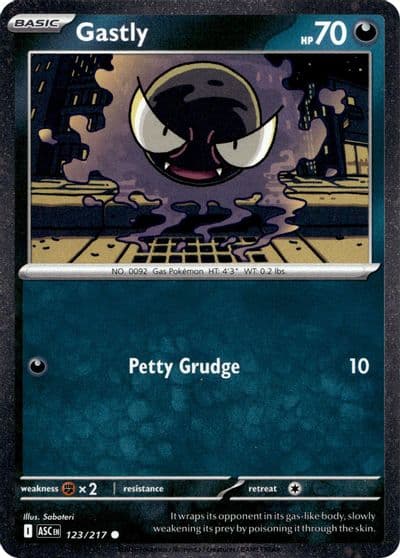 Gastly (Cosmos Holo) Miscellaneous Cards & Products Pokemon card