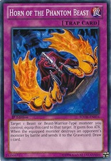 Horn of the Phantom Beast Structure Deck: Onslaught of the Fire Kings Yu-Gi-Oh! card