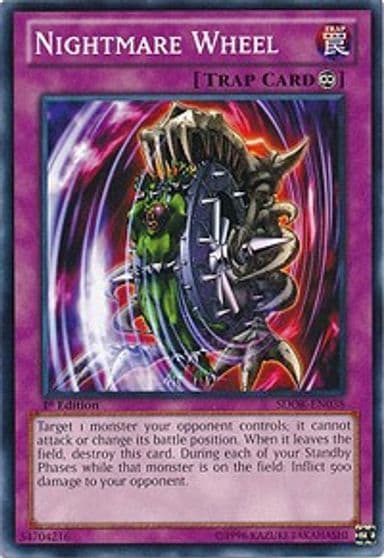Nightmare Wheel Structure Deck: Onslaught of the Fire Kings Yu-Gi-Oh! card