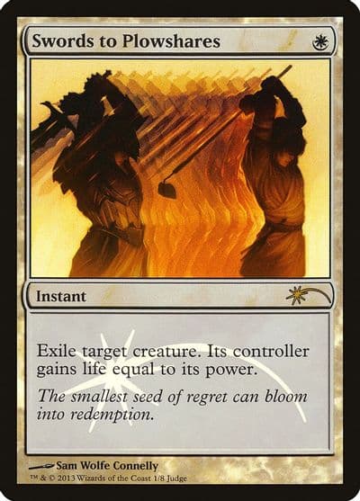 Swords to Plowshares Judge Promos Magic card