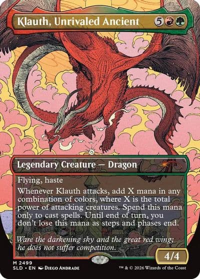 Klauth Unrivaled Ancient Secret Lair Drop Series Magic card