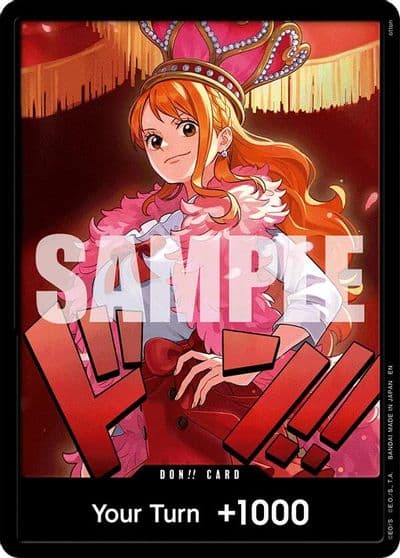 DON Card Nami Extra Booster: One Piece Heroines Edition One Piece card