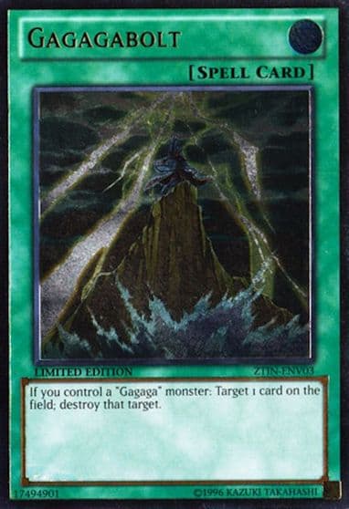 Gagagabolt UTR 2013 Zexal Collection Tin Yu-Gi-Oh! card
