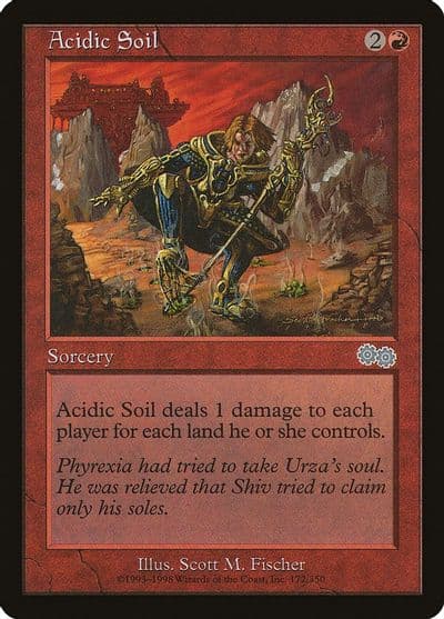 Acidic Soil Urza's Saga Magic card