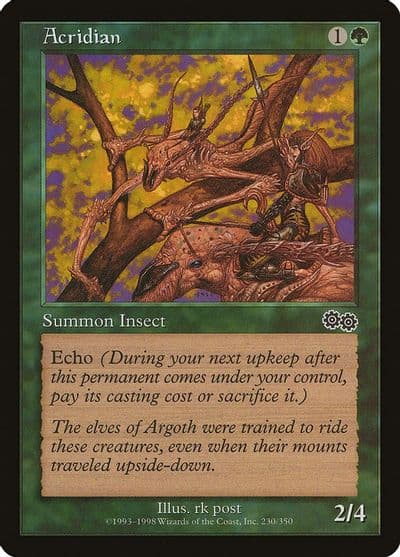 Acridian Urza's Saga Magic card