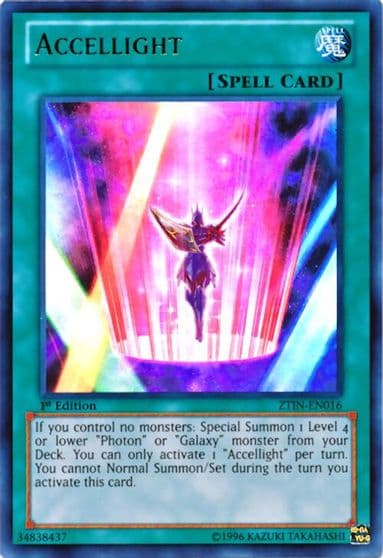 Accellight 2013 Zexal Collection Tin Yu-Gi-Oh! card