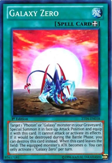Galaxy Zero 2013 Zexal Collection Tin Yu-Gi-Oh! card