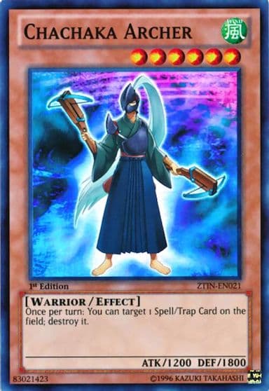 Chachaka Archer 2013 Zexal Collection Tin Yu-Gi-Oh! card