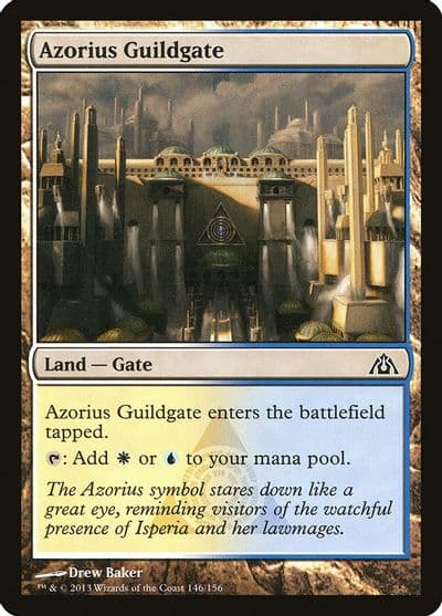 Azorius Guildgate Dragon's Maze Magic card