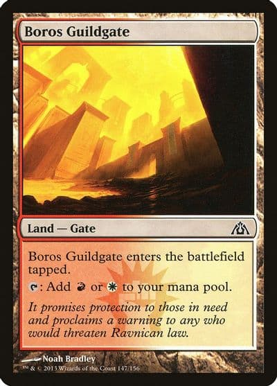 Boros Guildgate Dragon's Maze Magic card