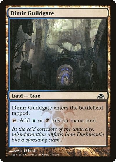 Dimir Guildgate Dragon's Maze Magic card