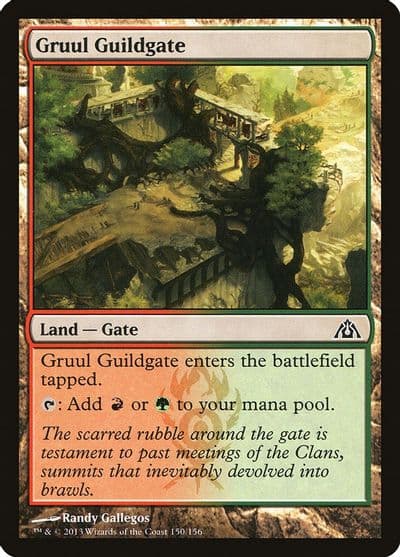 Gruul Guildgate Dragon's Maze Magic card