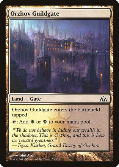 Orzhov Guildgate Dragon's Maze Magic card