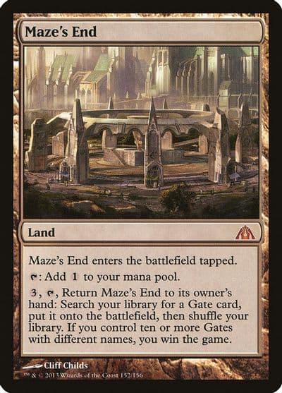 Mazes End Dragon's Maze Magic card