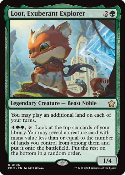 Loot Exuberant Explorer Promo Pack: Lorwyn Eclipsed Magic card