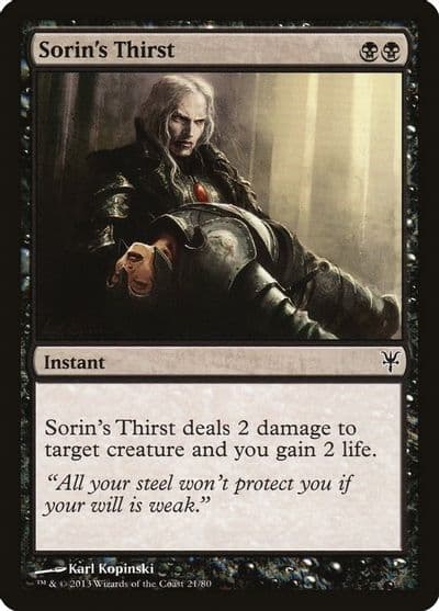 Sorins Thirst Duel Decks: Sorin vs. Tibalt Magic card