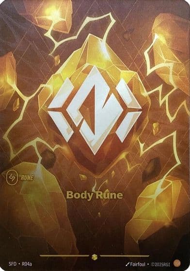 Body Rune R04a Spiritforged Riftbound card