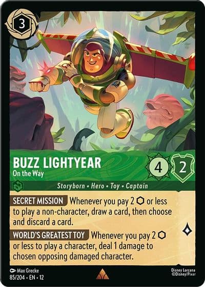 Buzz Lightyear On the Way Wilds Unknown Lorcana card
