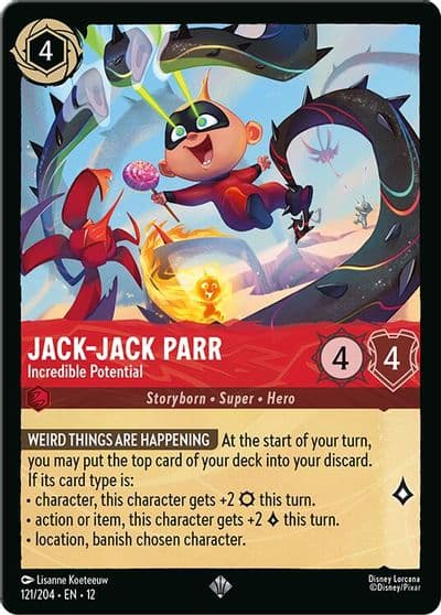 Jack Jack Parr Incredible Potential Wilds Unknown Lorcana card