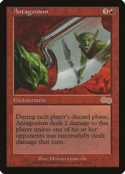 Antagonism Urza's Saga Magic card