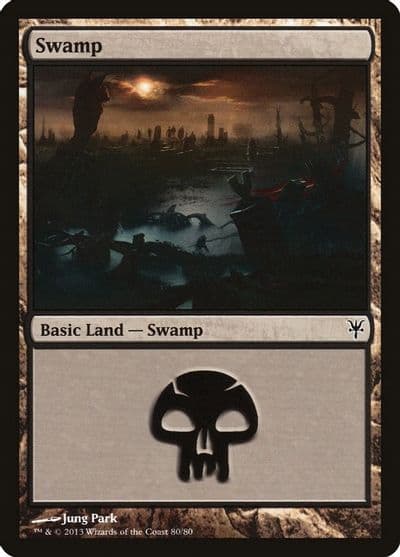 Swamp 80 Duel Decks: Sorin vs. Tibalt Magic card