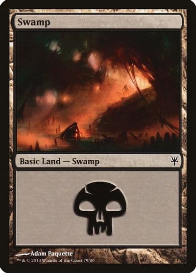 Swamp 79 Duel Decks: Sorin vs. Tibalt Magic card