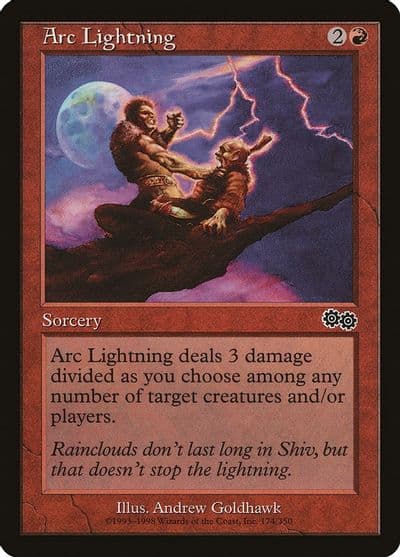 Arc Lightning Urza's Saga Magic card