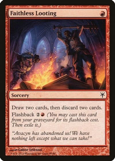 Faithless Looting Duel Decks: Sorin vs. Tibalt Magic card