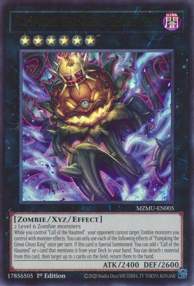 Pumpking the Great Ghost King Maze of Muertos Yu-Gi-Oh! card