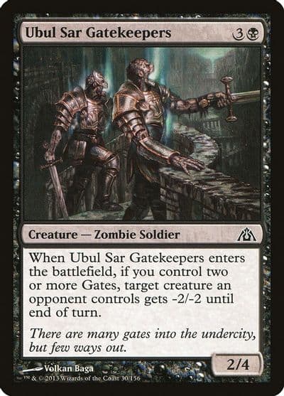 Ubul Sar Gatekeepers Dragon's Maze Magic card