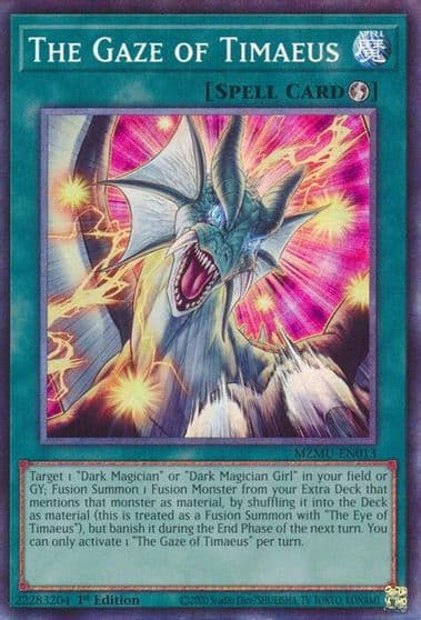 The Gaze of Timaeus Collectors Rare Maze of Muertos Yu-Gi-Oh! card