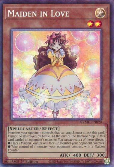 Maiden in Love Collectors Rare Maze of Muertos Yu-Gi-Oh! card