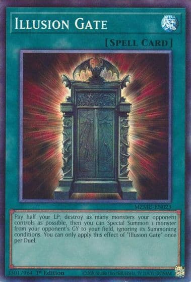 Illusion Gate Collectors Rare Maze of Muertos Yu-Gi-Oh! card