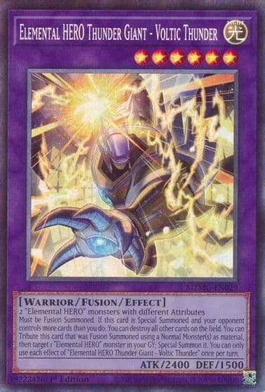 Elemental HERO Thunder Giant Voltic Thunder Collectors Rare Maze of Muertos Yu-Gi-Oh! card