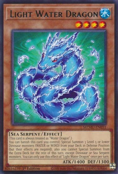 Light Water Dragon Maze of Muertos Yu-Gi-Oh! card
