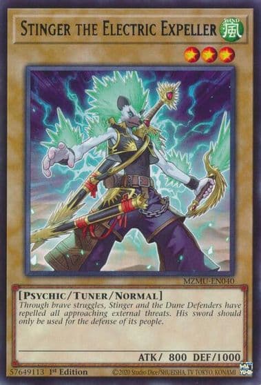 Stinger the Electric Expeller Maze of Muertos Yu-Gi-Oh! card