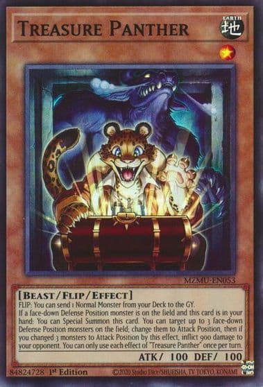 Treasure Panther Maze of Muertos Yu-Gi-Oh! card