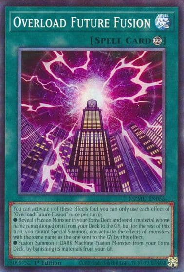 Overload Future Fusion Collectors Rare Maze of Muertos Yu-Gi-Oh! card