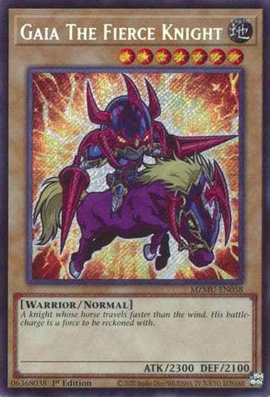 Gaia The Fierce Knight Maze of Muertos Yu-Gi-Oh! card