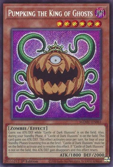 Pumpking the King of Ghosts Maze of Muertos Yu-Gi-Oh! card