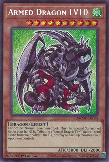 Armed Dragon LV10 Maze of Muertos Yu-Gi-Oh! card