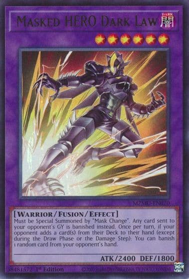 Masked HERO Dark Law Maze of Muertos Yu-Gi-Oh! card